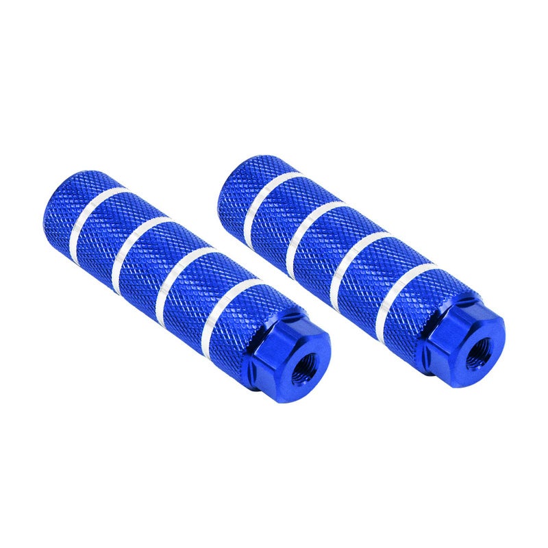 OUTLEYNY Bike Pegs, 3/8 inch - 26 Teeth Aluminum Alloy Bike Pegs Anti-Skid Foot Pedals BMX Pegs Rear Axles Stunt Pegs 2Pcs - Image 5